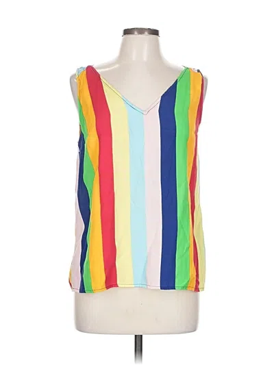 Pre-owned Modcloth Sleeveless T-shirt In Yellow