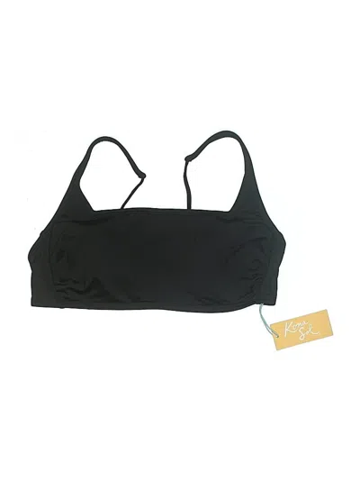 Kona Sol Swimsuit Top Black Swimwear In Black