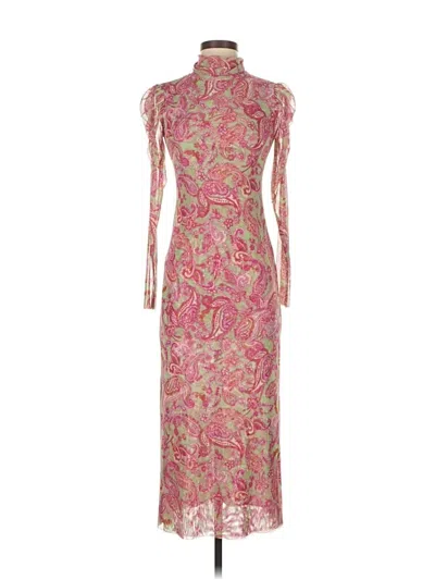 Pre-owned Misa Cocktail Dress In Pink