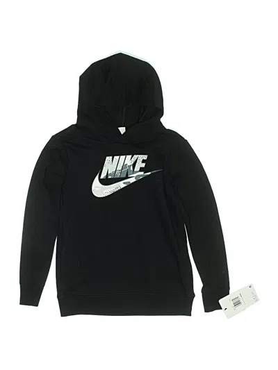 Pre-owned Nike Kids' Pullover Hoodie In Black