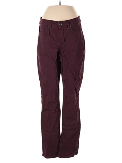 Pre-owned Lee Jeans In Burgundy