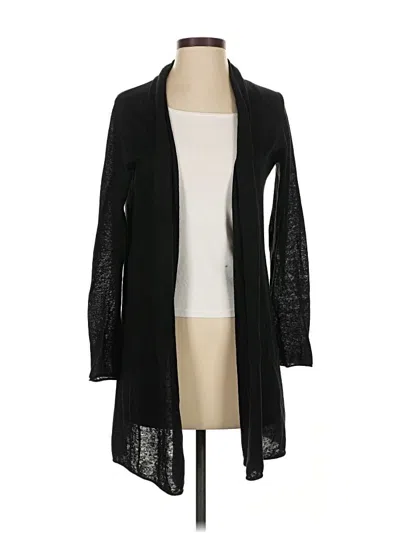 Pre-owned Elie Tahari Cardigan Sweater In Black