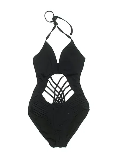 Pre-owned Kenneth Cole New York One Piece Swimsuit In Black