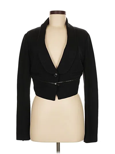Pre-owned Bcbgmaxazria Blazer Jacket In Black