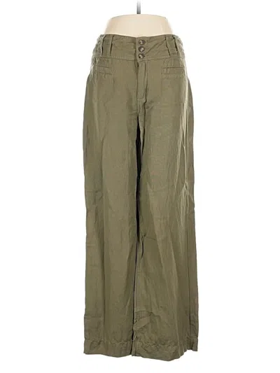 Pre-owned Tribal Jeans Linen Pants In Green