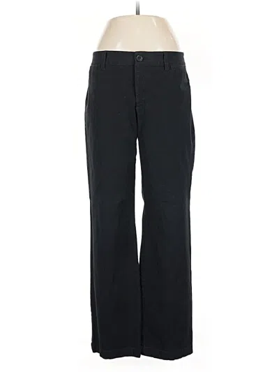 Pre-owned Eddie Bauer Dress Pants In Black