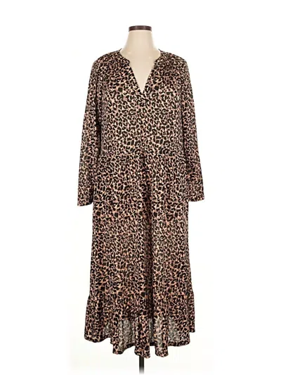 Pre-owned Asos Design Casual Dress In Brown