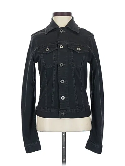 Pre-owned Adriano Goldschmied Denim Jacket In Black