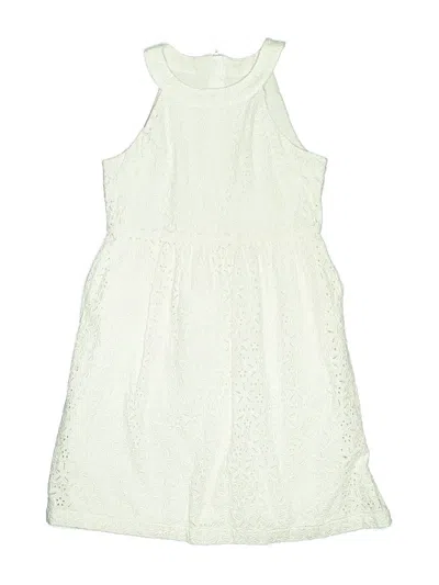 Pre-owned Vineyard Vines Kids' Dress In White