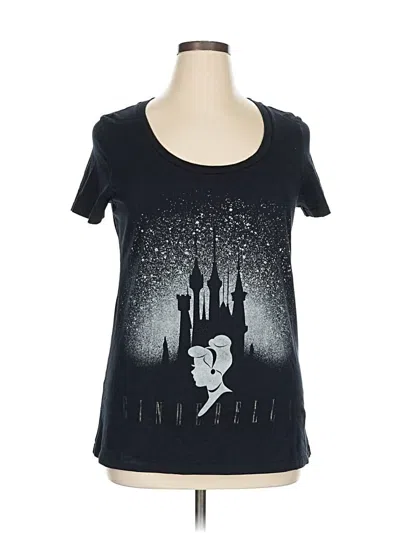 Pre-owned Disney Short Sleeve T-shirt In Black