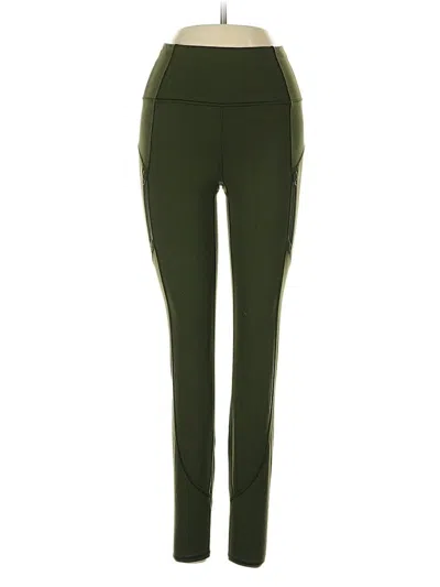 Pre-owned Athleta Active Pants In Green