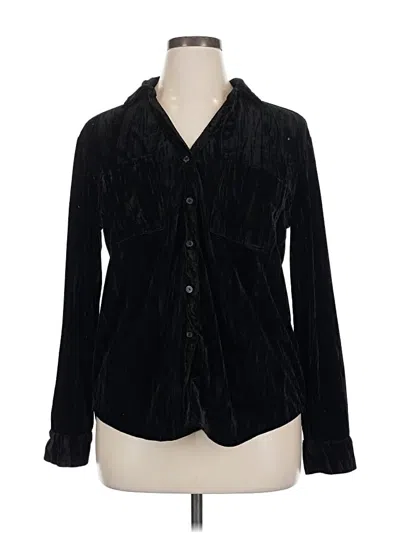 Pre-owned Maurices Cardigan Sweater In Black