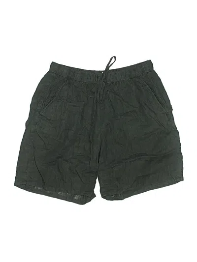 Pre-owned Eileen Fisher Cargo Shorts In Green
