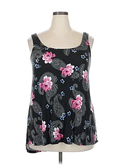 Pre-owned Torrid Tank Top Black Strapless Neckline Tops