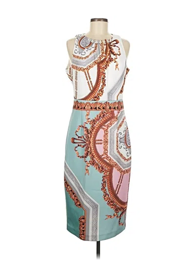 Pre-owned Ted Baker Cocktail Dress In Blue