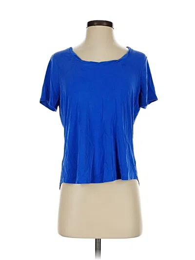 Pre-owned Jeanne Pierre Short Sleeve T-shirt In Blue