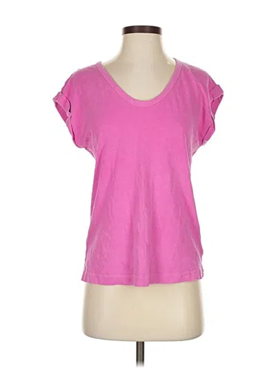 Pre-owned Gap Short Sleeve T-shirt In Pink