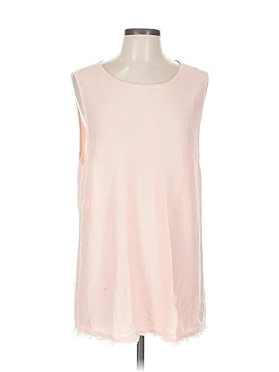 Pre-owned Jjill Sleeveless T-shirt In Pink