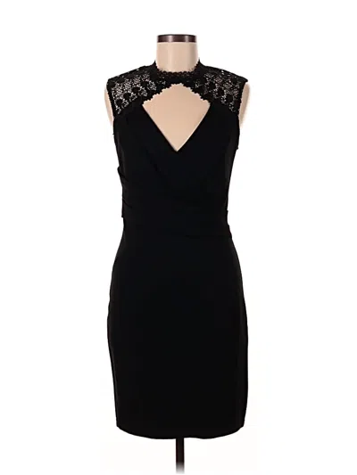 Pre-owned Bebe Cocktail Dress In Black