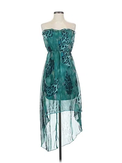 Pre-owned Self Esteem Cocktail Dress In Blue