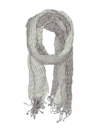 Pre-owned Collection 18 Scarf In White