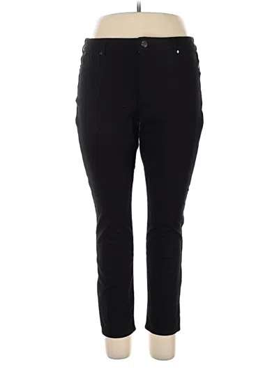 Pre-owned Gloria Vanderbilt Casual Pants In Black