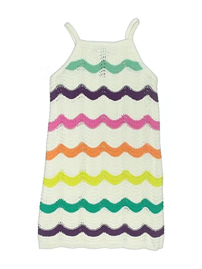 Pre-owned Beach Riot Kids' Dress In White