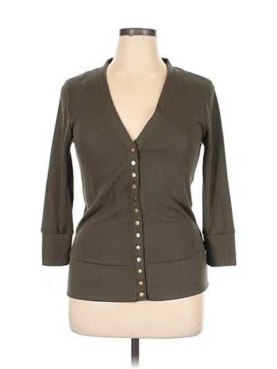 Pre-owned Zenana 3/4 Sleeve Blouse In Brown