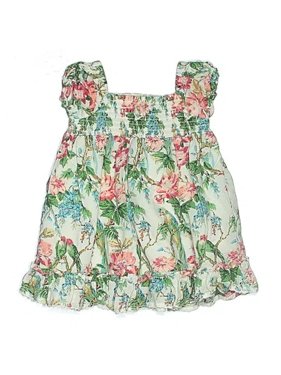 Pre-owned Janie And Jack Babies' Dress In Green