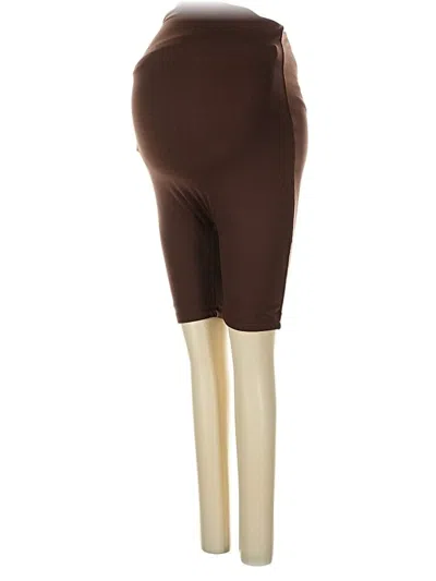 Pre-owned Bumpsuit Leggings In Brown