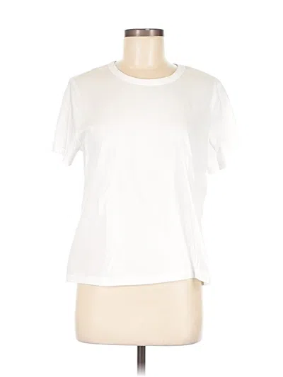 Pre-owned Gap Short Sleeve T-shirt In White