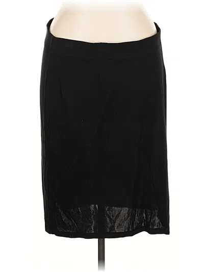 Pre-owned Eileen Fisher Formal Skirt In Black