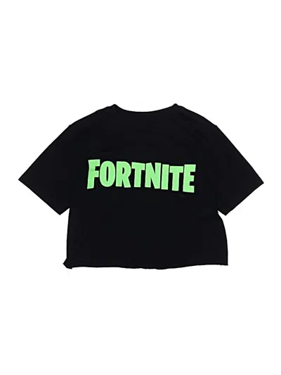 Pre-owned Fortnite Kids'  Short Sleeve T-shirt In Black