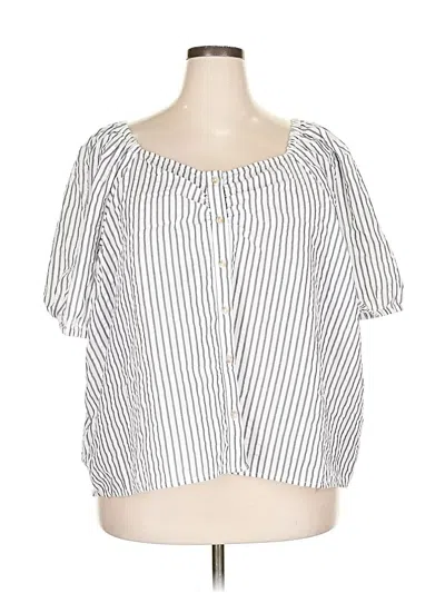 Pre-owned Torrid Short Sleeve T-shirt In Silver
