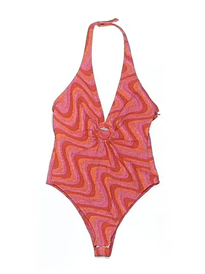 Pre-owned Zara Bodysuit In Orange