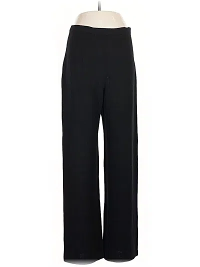 Pre-owned St John Dress Pants In Black