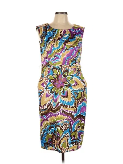 Pre-owned I.n. Studio Cocktail Dress In Purple