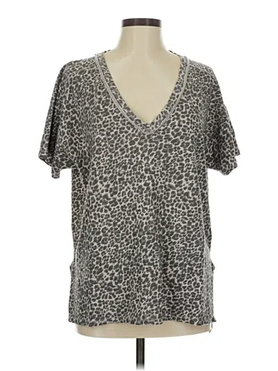 Pre-owned Pilcro Short Sleeve T-shirt In Gray