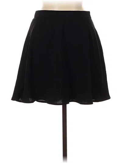 Pre-owned Express Formal Skirt In Black