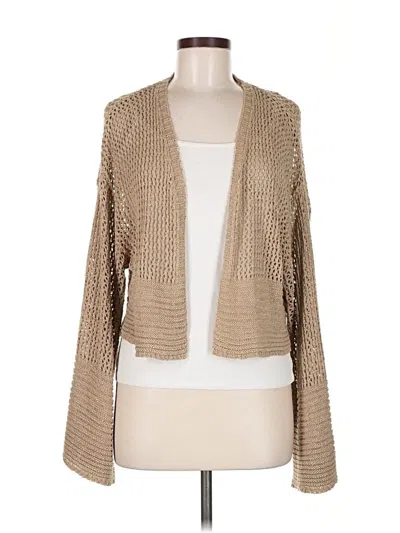 Pre-owned By Anthropologie Cardigan Sweater In Brown