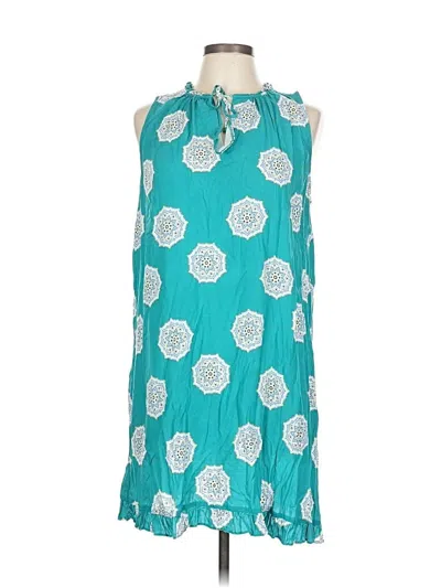 Pre-owned Ann Taylor Loft Outlet Casual Dress In Blue