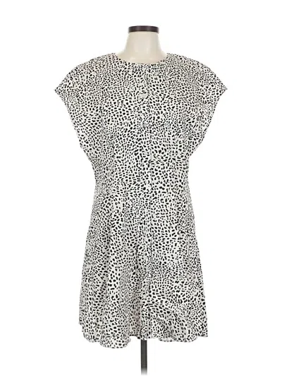 H&m Casual Dress In Silver