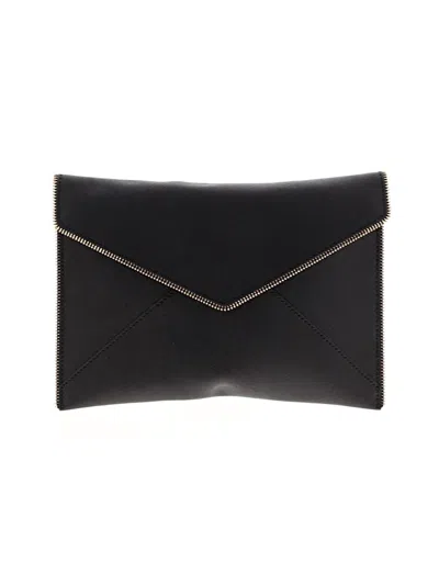 Pre-owned Rebecca Minkoff Leather Clutch In Black