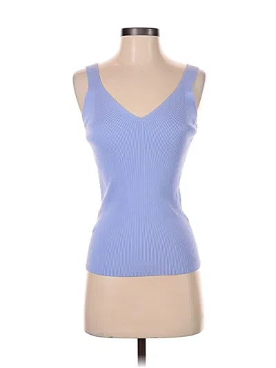 Pre-owned Banana Republic Sleeveless Top Blue Sweetheart Neckline Tops