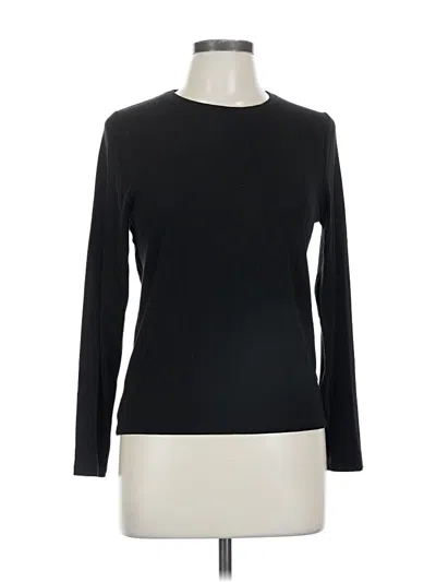 Pre-owned Splendid Long Sleeve Top Black Turtleneck Tops