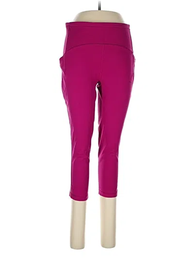 Pre-owned Lululemon Athletica Active Pants In Pink