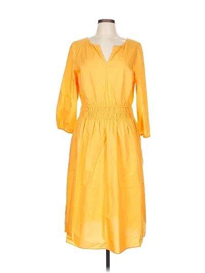 Pre-owned Talbots Casual Dress In Yellow