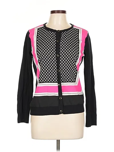 Pre-owned New York And Company Cardigan Sweater In Black