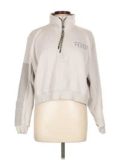 Pre-owned Under Armour Pullover Sweater In Silver