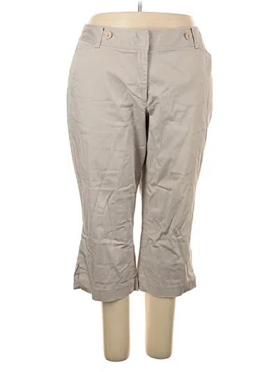 Pre-owned Lane Bryant Casual Pants In Gray